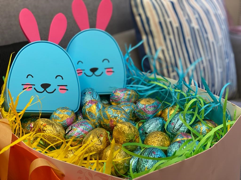 Easter egg basket photo 1 復活節彩蛋籃照片1